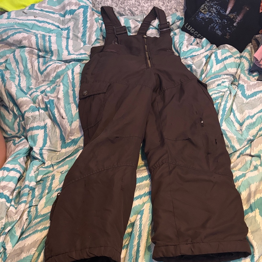 ZeroXposur Kids Black Snow Bibs